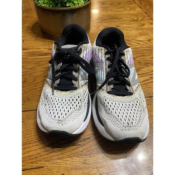 New Balance 860 V9 Women's Low Top Lace Up Running Shoes Multicolor Sz 6 W860WP9 - Picture 4 of 8